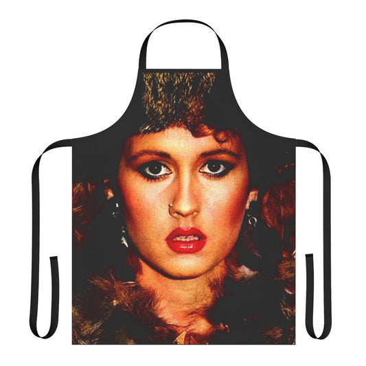 Teena Marie inspired apron featuring retro 80s pop art design