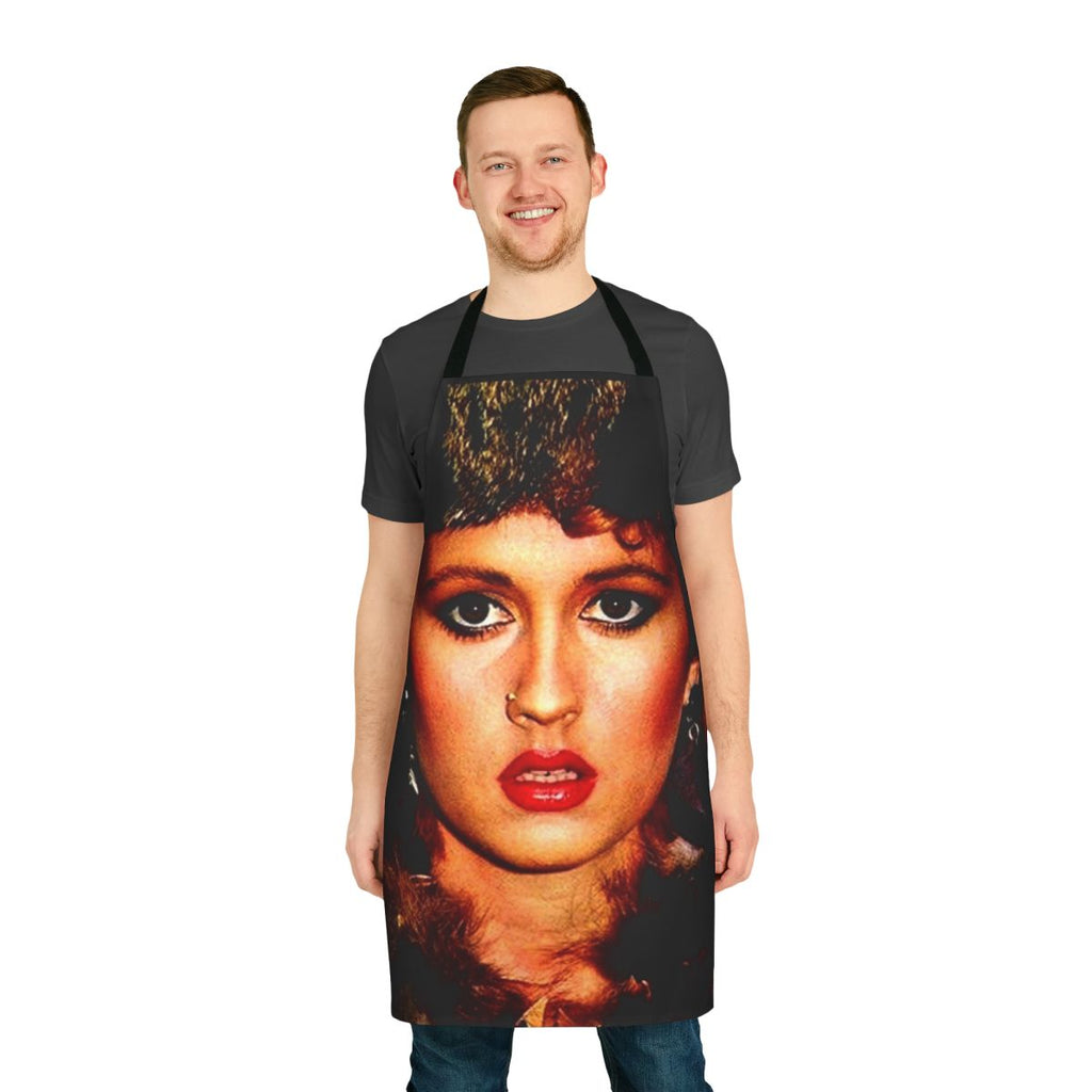 Teena Marie inspired apron featuring retro 80s pop art design