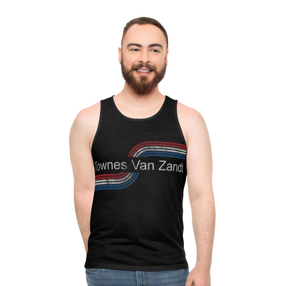 Vintage Townes Van Zandt Biker Tank Top