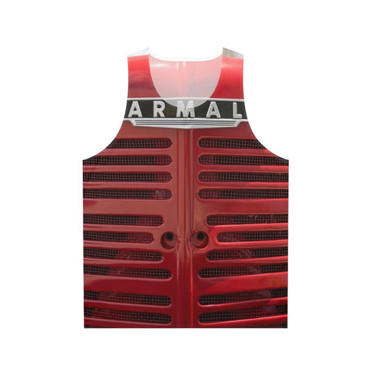 Vintage tractor grill unisex tank top