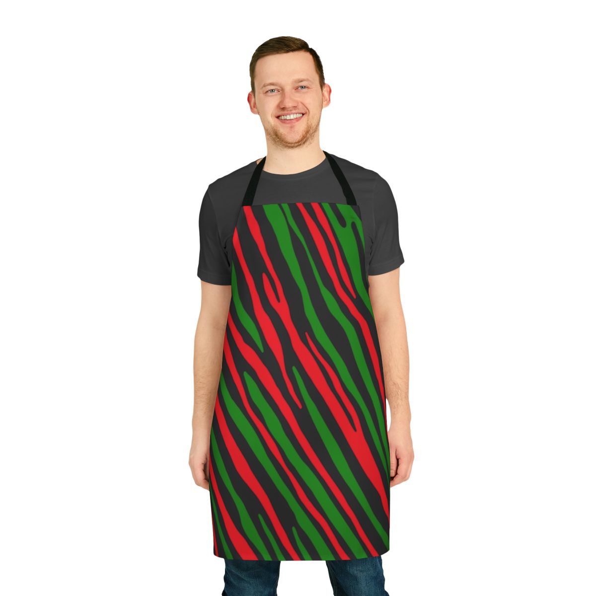 Vintage-inspired tribal pattern apron for 90s hip hop enthusiasts