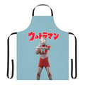 Vintage Ultraman 1966 inspired apron featuring the iconic hero and kaiju