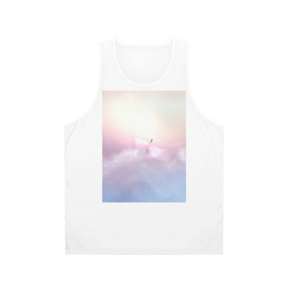 Vintage unisex tank top with "I Am A Lost Boy" graphic