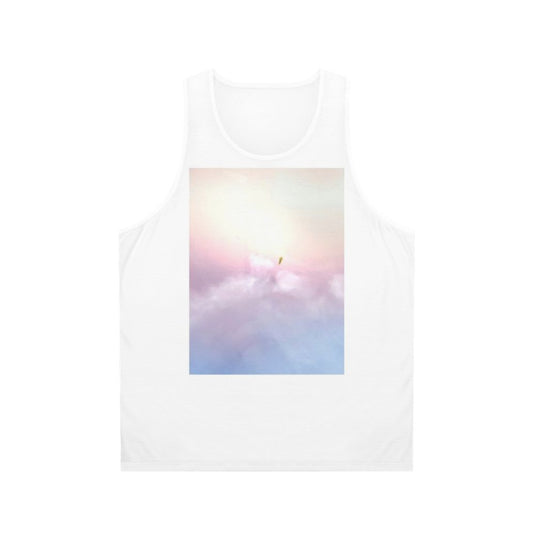 Vintage unisex tank top with "I Am A Lost Boy" graphic