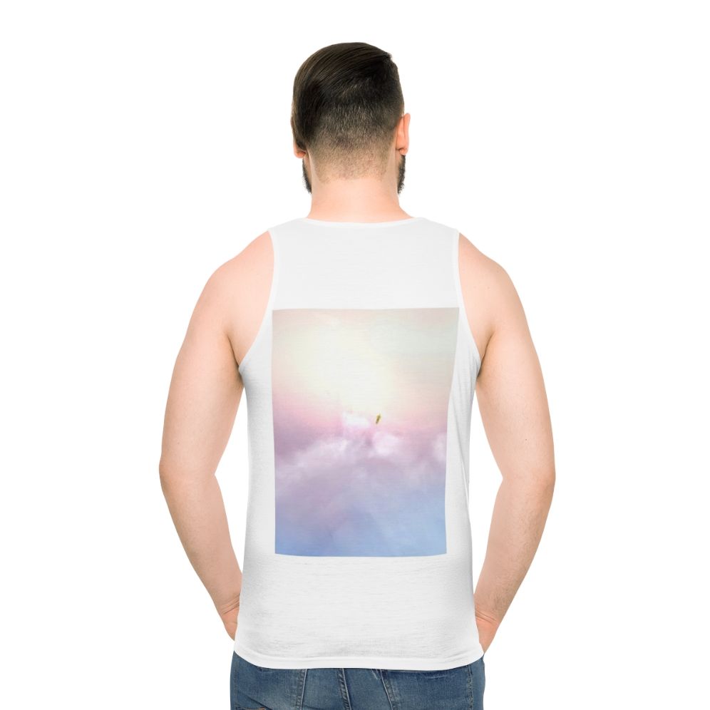 Vintage unisex tank top with "I Am A Lost Boy" graphic