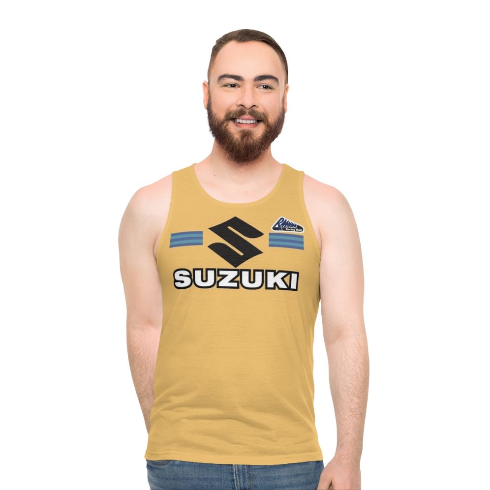 Vintage unisex motorcycle tank top