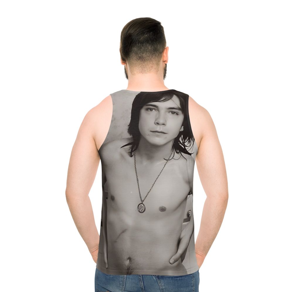 Vintage-inspired unisex tank top featuring a classic celebrity design