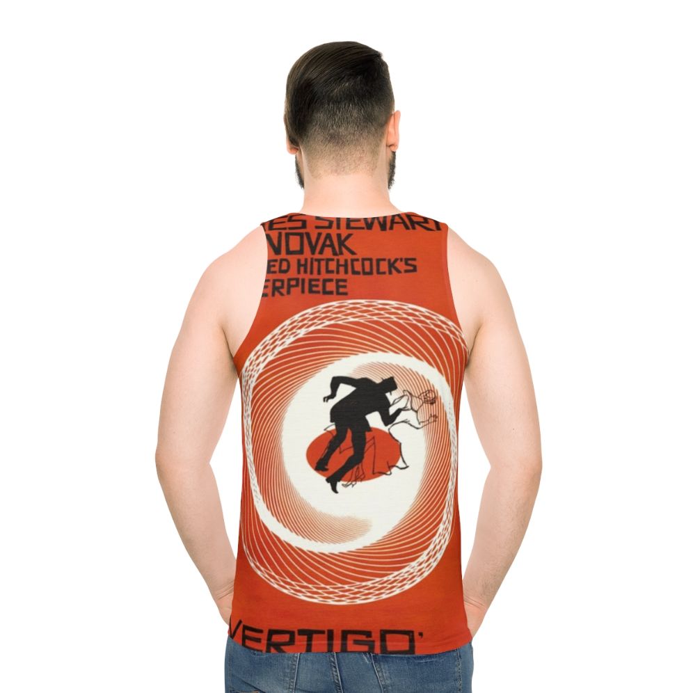Vintage unisex tank top with retro movie design