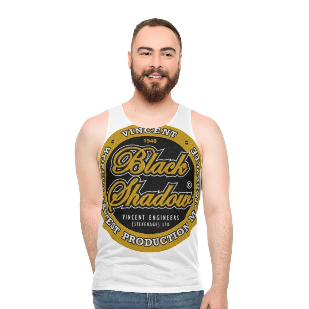 Vintage Unisex "Vincent Black Shadow" Tank Top