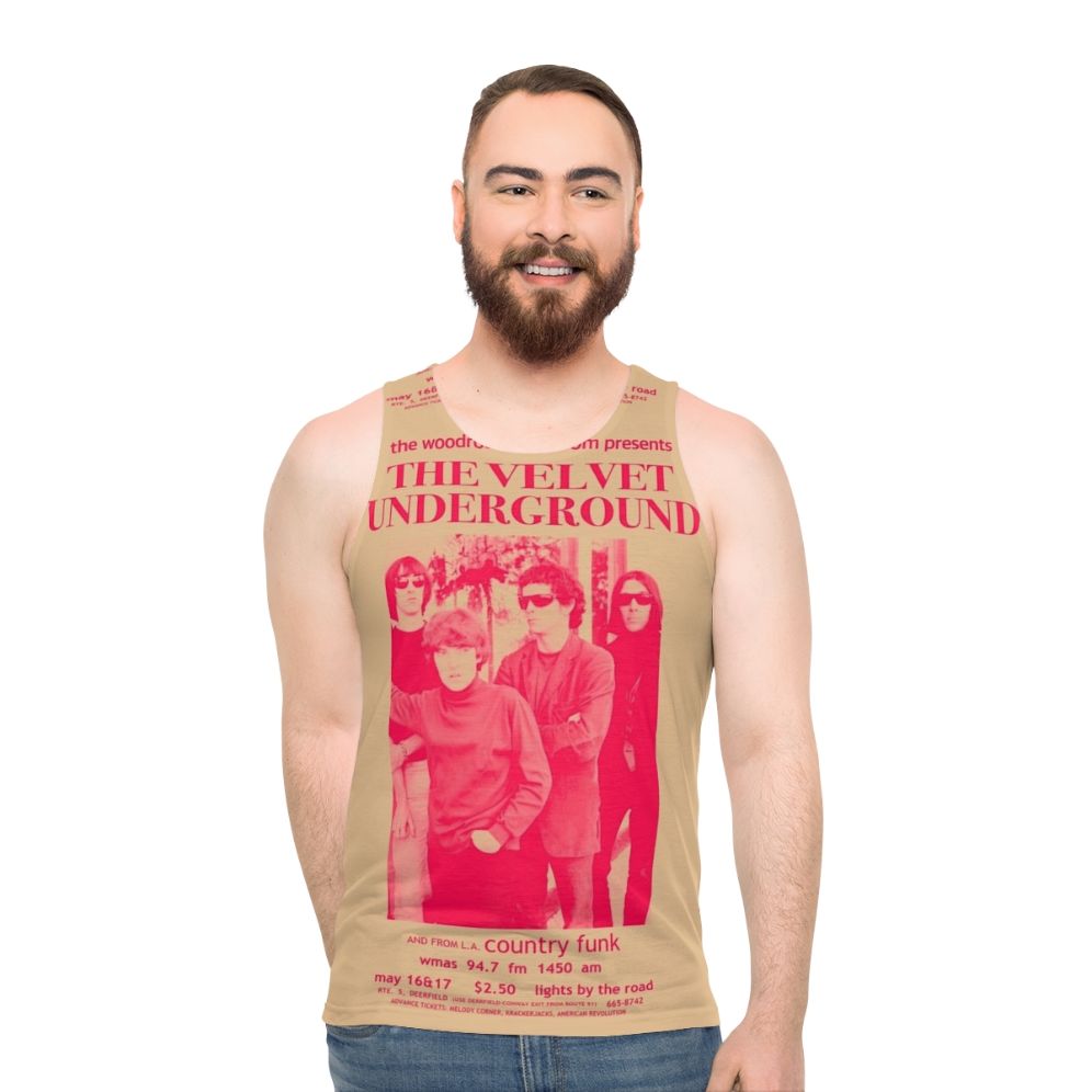 Vintage Velvet Underground psychedelic band tank top