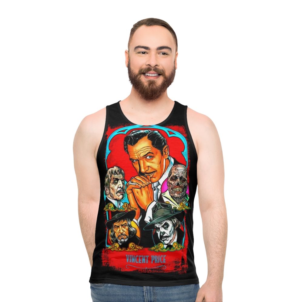 Vintage Vincent Price Master of Terror Unisex Tank Top