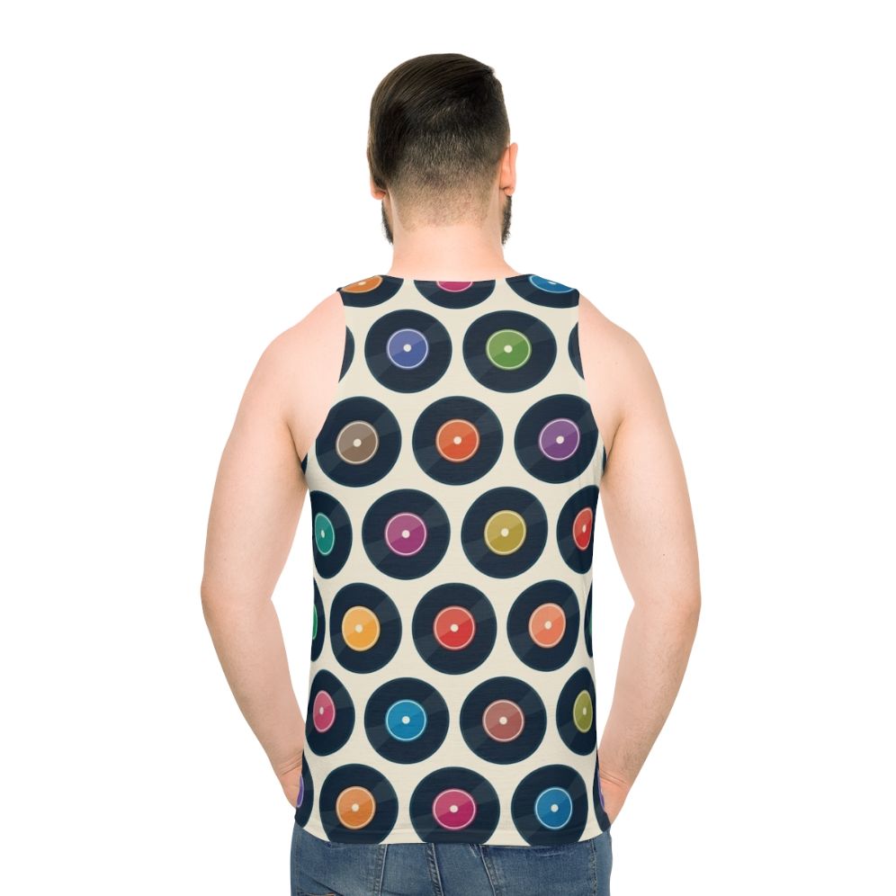 Vintage Vinyl Record Unisex Tank Top