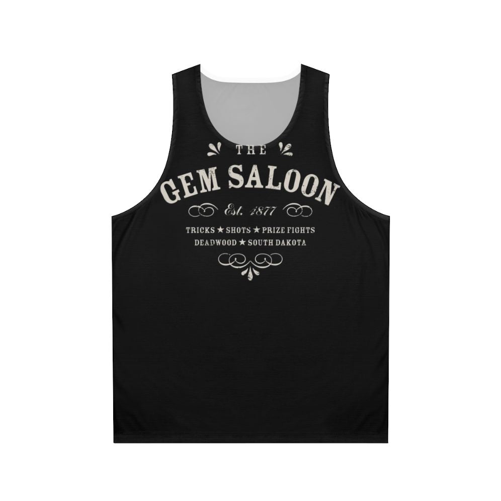 Vintage Western Deadwood Saloon Unisex Tank Top