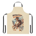 Vintage-inspired detective-style whiskey apron