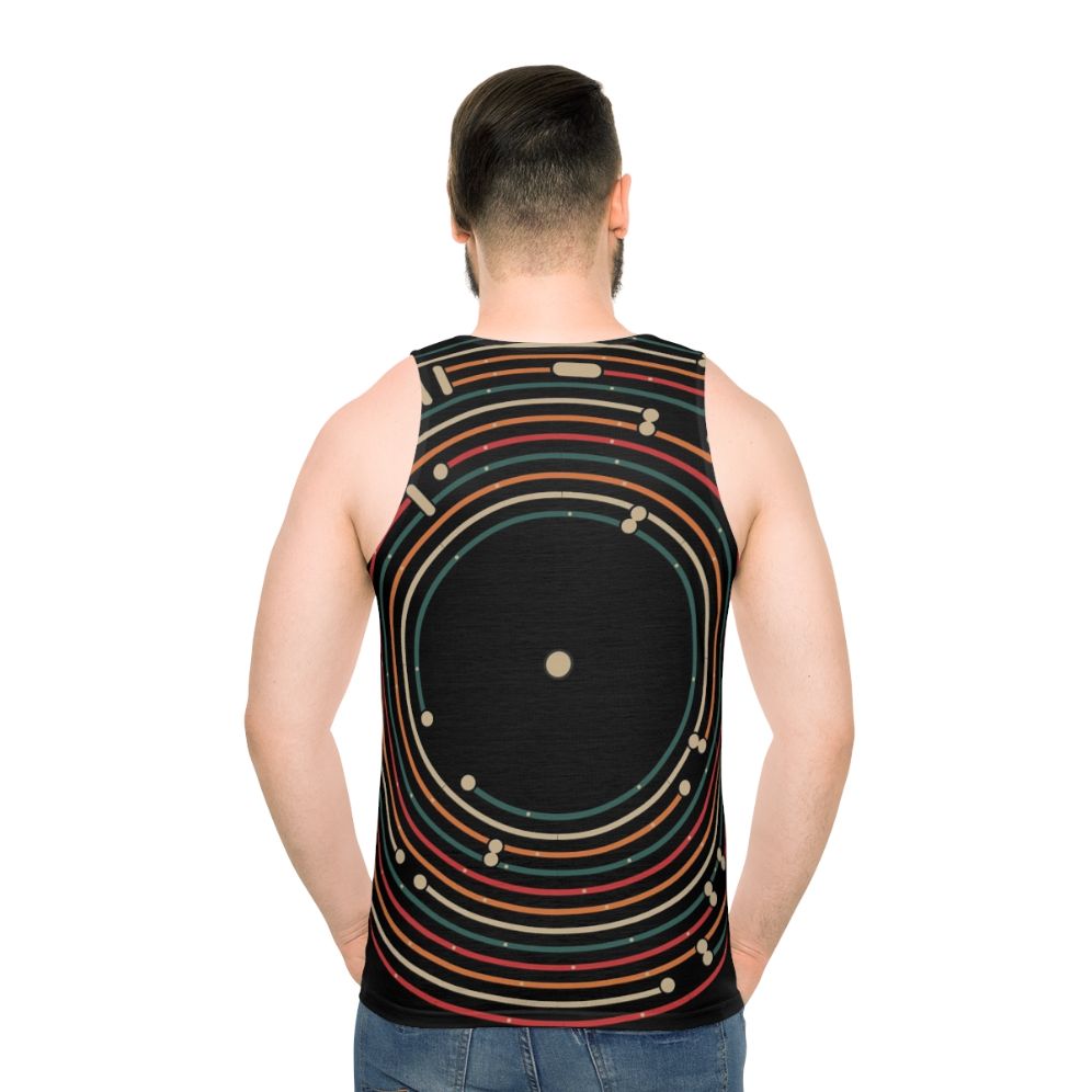 Vinyl music metro labyrinth tank top