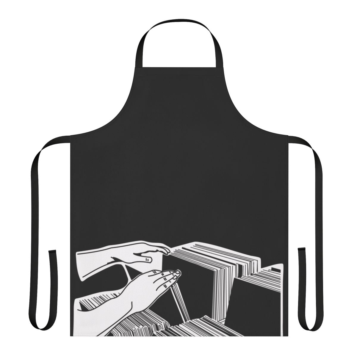 Vinyl records apron for passionate music lovers and record collectors