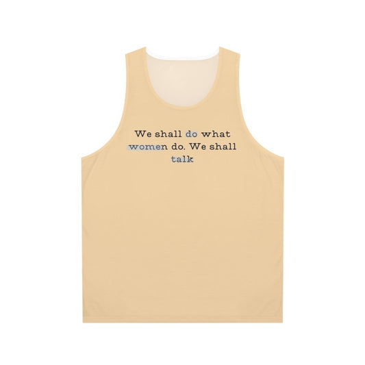 Violet Bridgerton Unisex Tank Top with Bridgerton Quotes