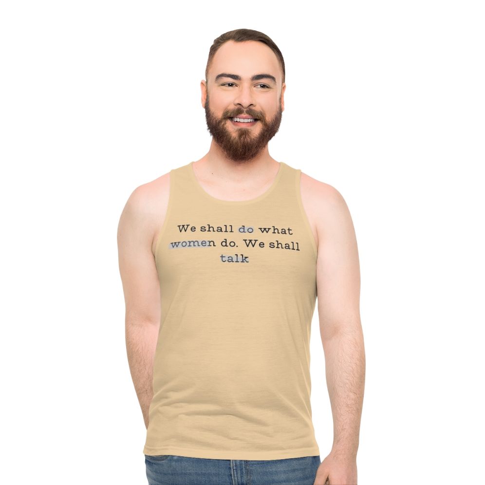 Violet Bridgerton Unisex Tank Top with Bridgerton Quotes