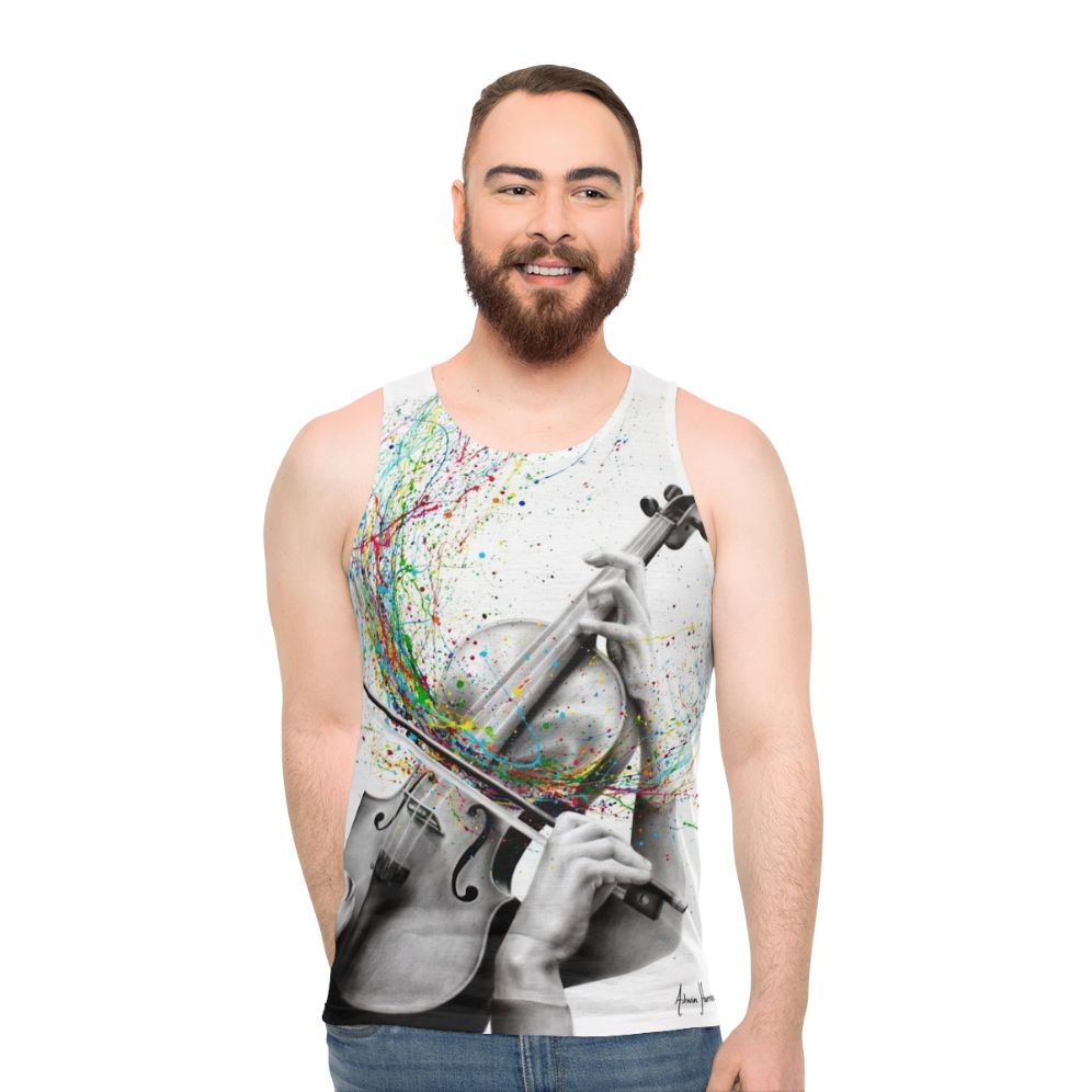 Violin Solo Unisex Tank Top