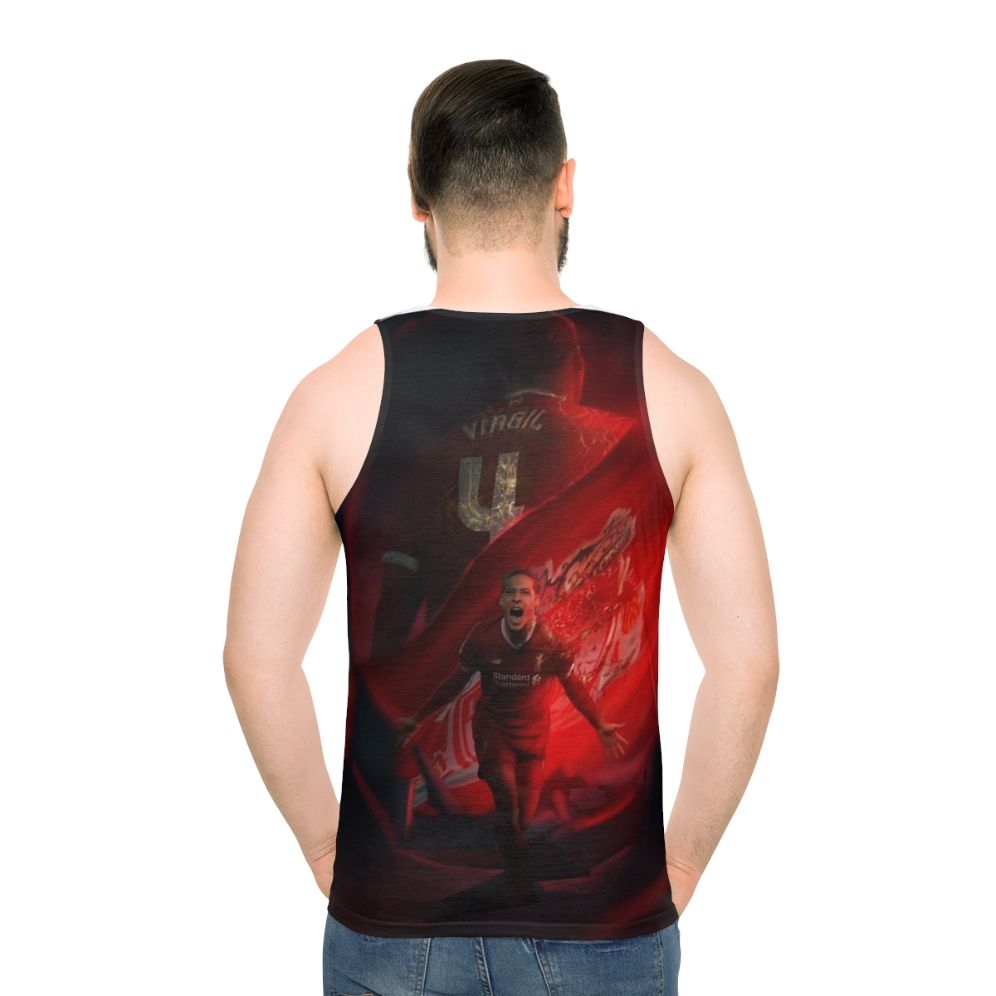 Virgil van Dijk Illustration Art Unisex Tank Top