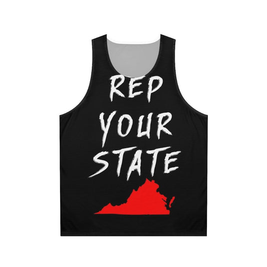 Unisex Virginia state pride graphic tank top