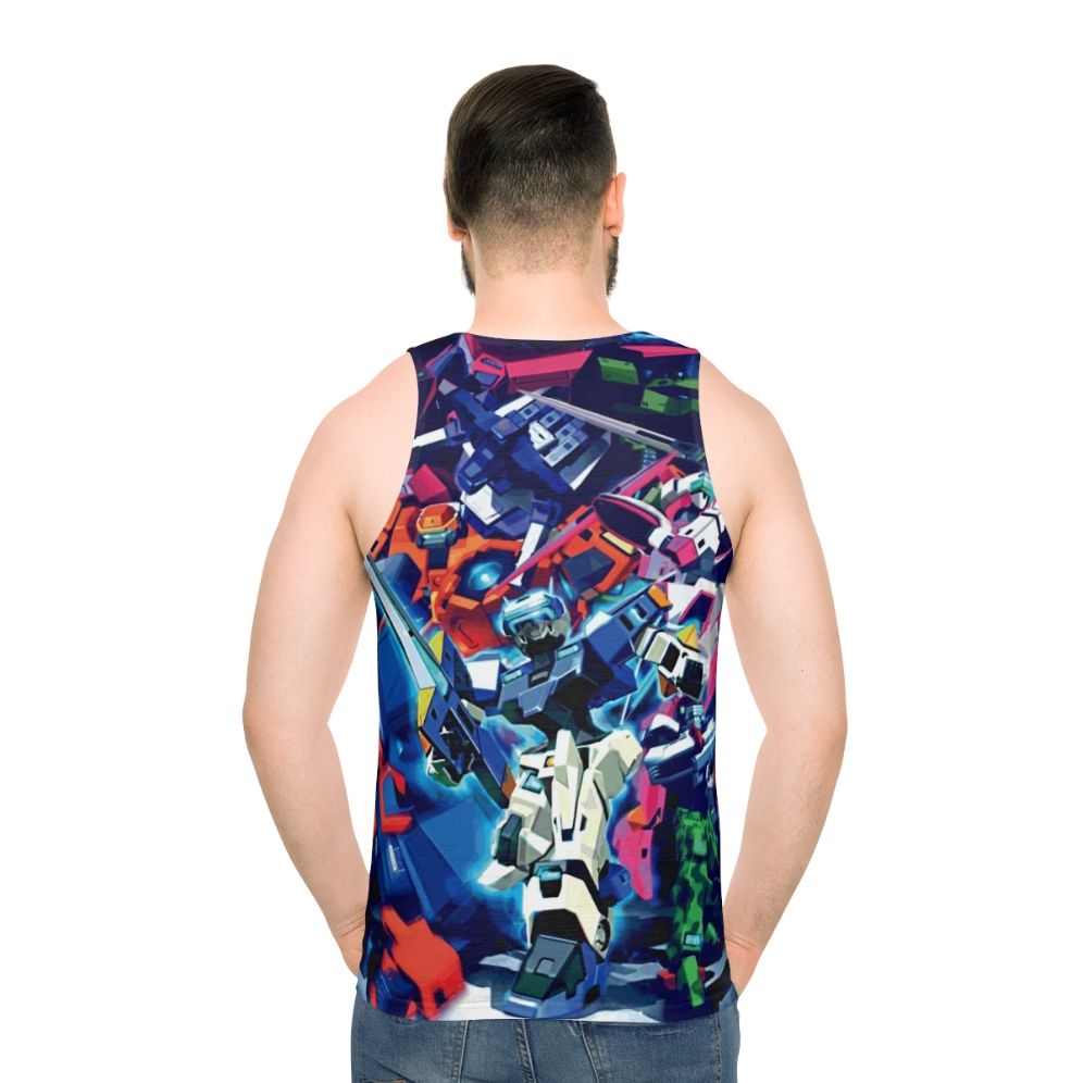 Virtual On Unisex Tank Top featuring cyber troopers and mecha design