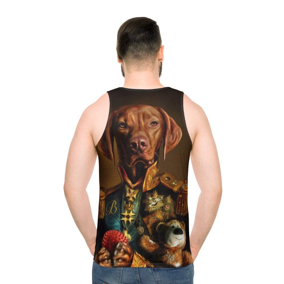 Vizsla dog portrait unisex tank top