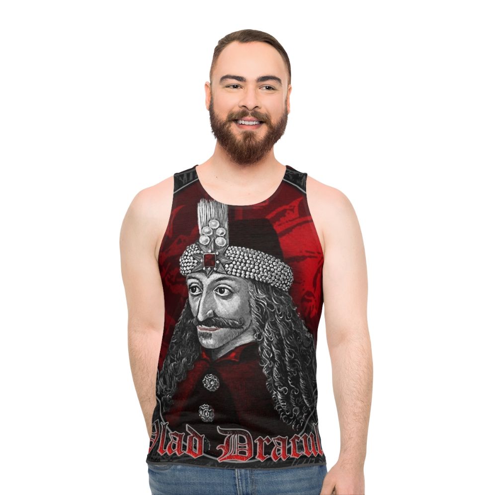 Vlad Dracula Gothic Unisex Tank Top