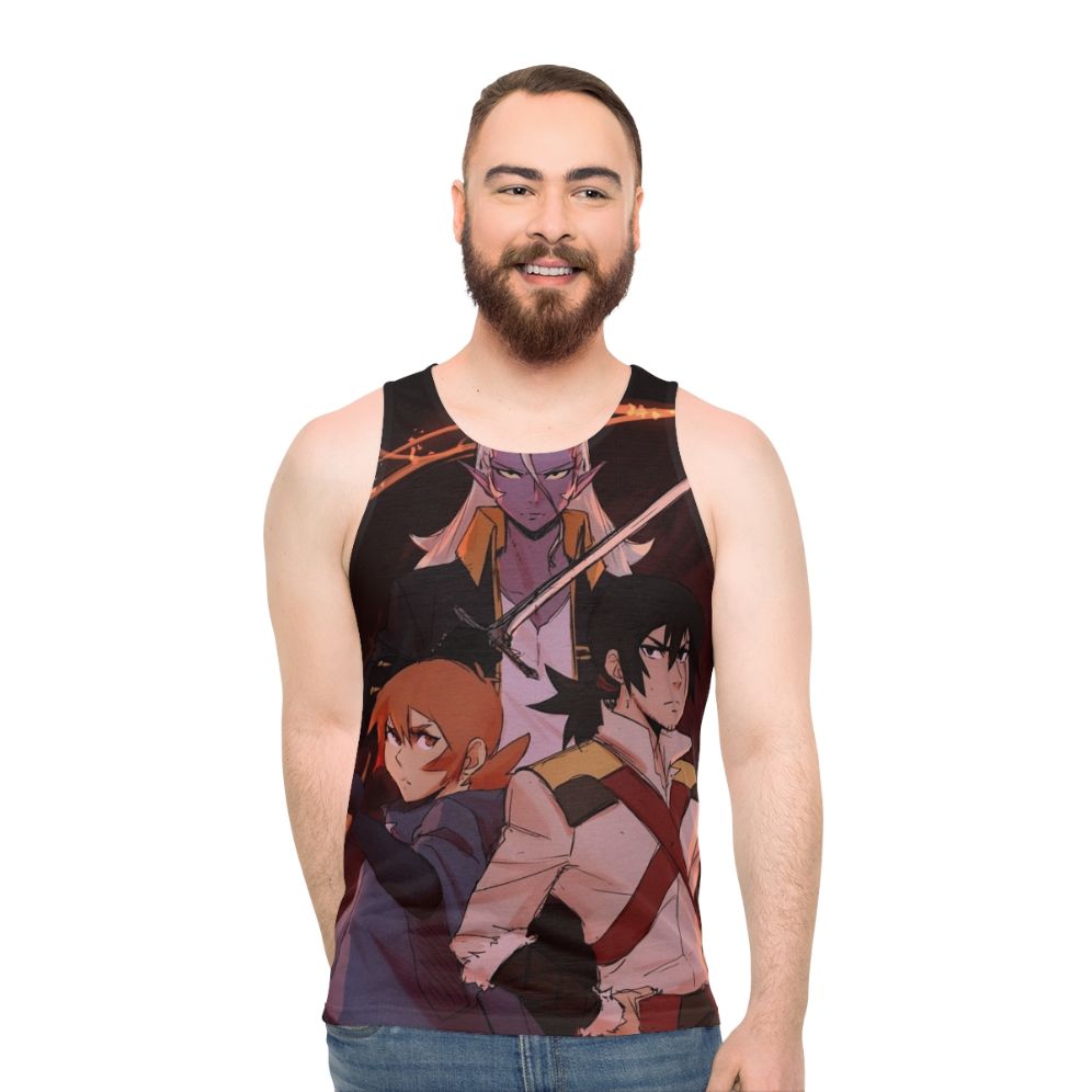 Voltron Castlevania anime unisex tank top