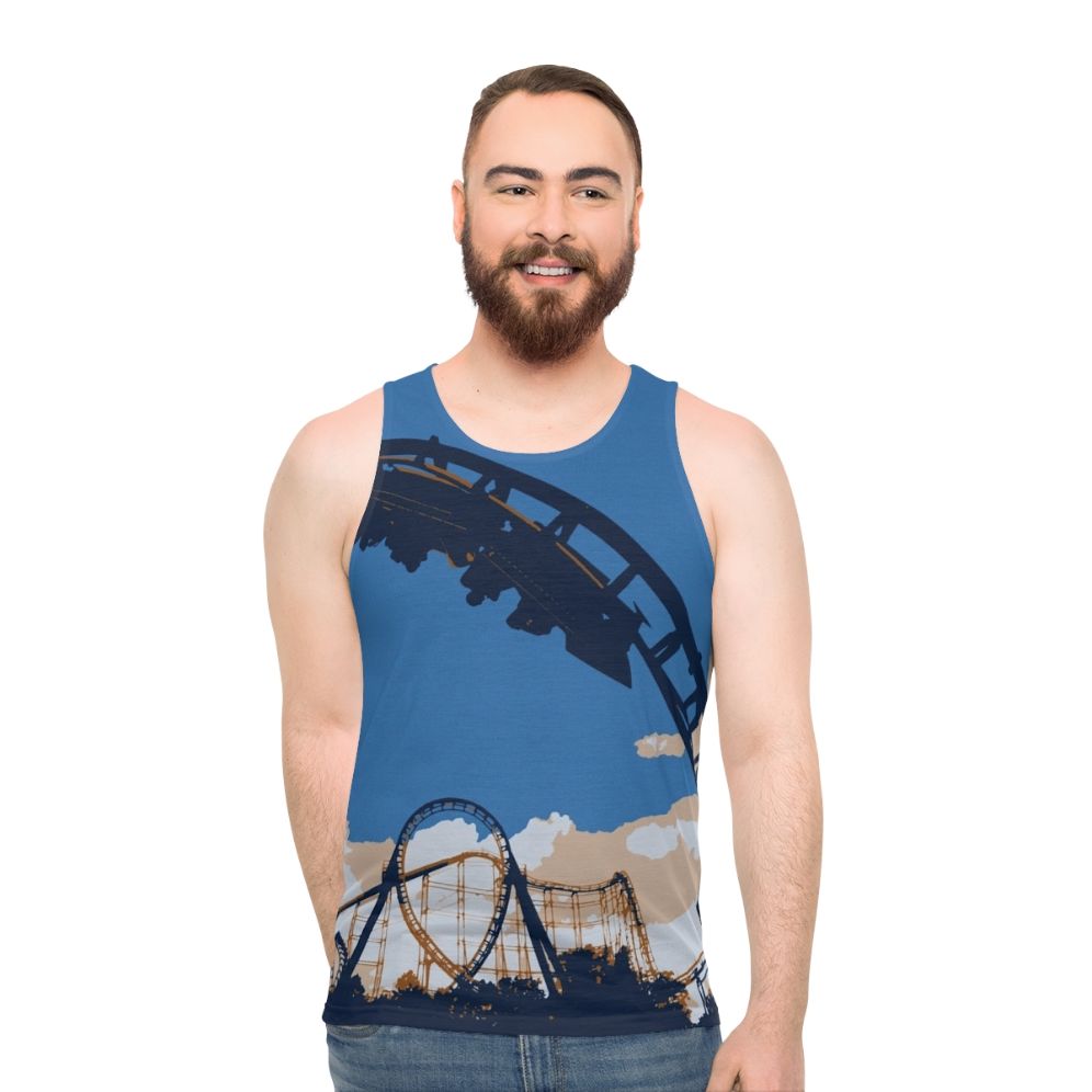 Vortex 1987 Unisex Roller Coaster Tank Top