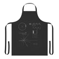 Voyager Golden Record design printed on an apron