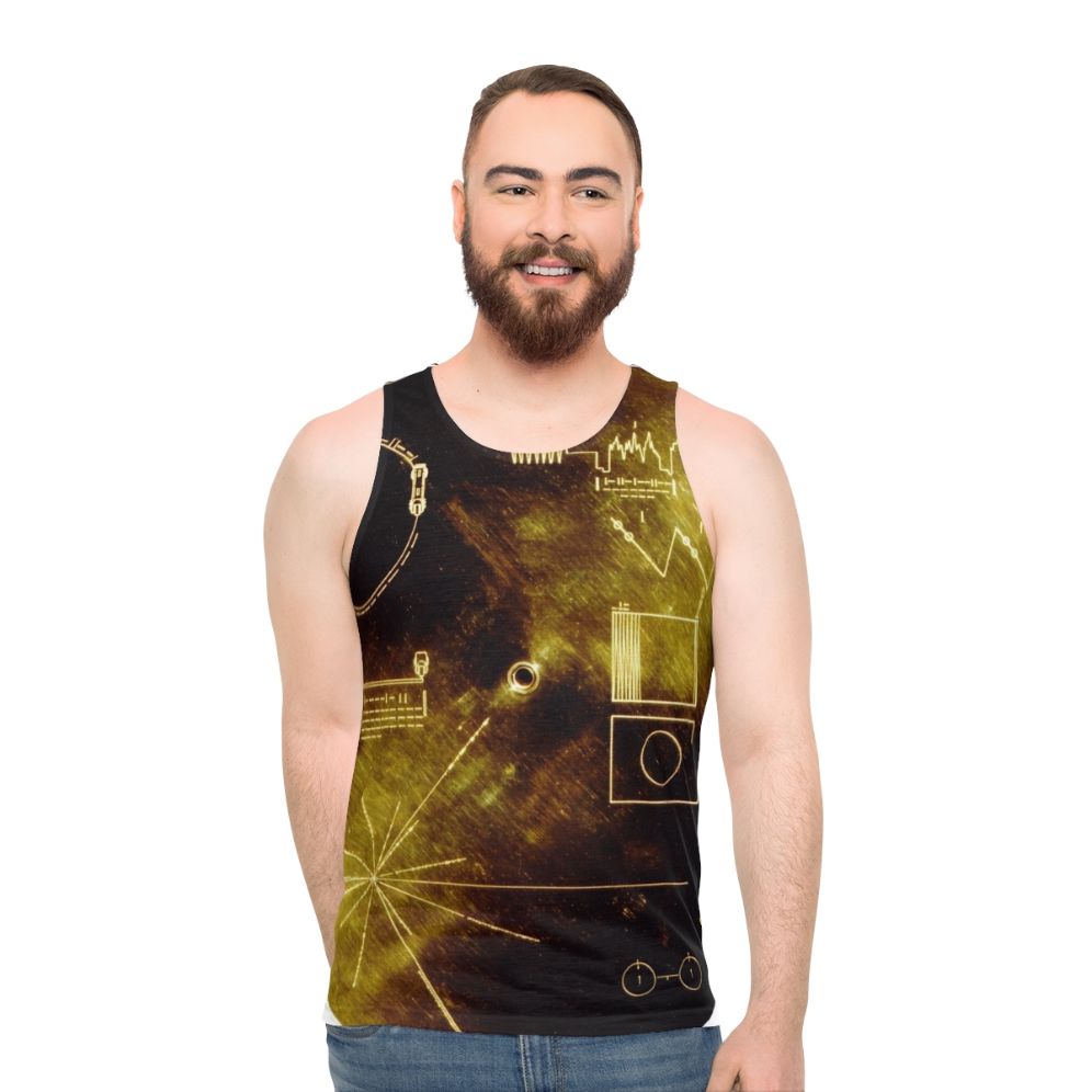 Voyager Golden Record Unisex Tank Top