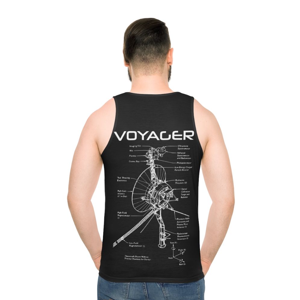 Voyager space program unisex tank top