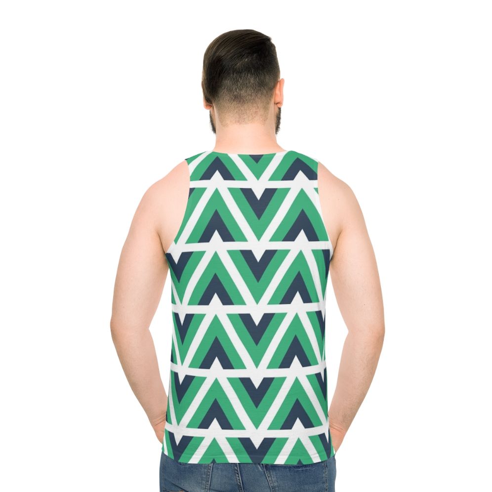 Vue.js Pattern Unisex Tank Top
