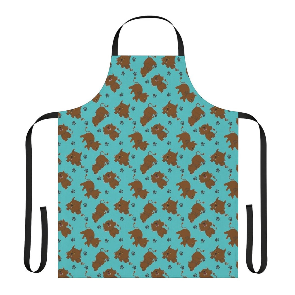 Apron featuring a cute, cartoon-style sehlat, a Vulcan animal from the Star Trek universe.