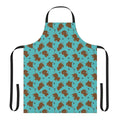Apron featuring a cute, cartoon-style sehlat, a Vulcan animal from the Star Trek universe.