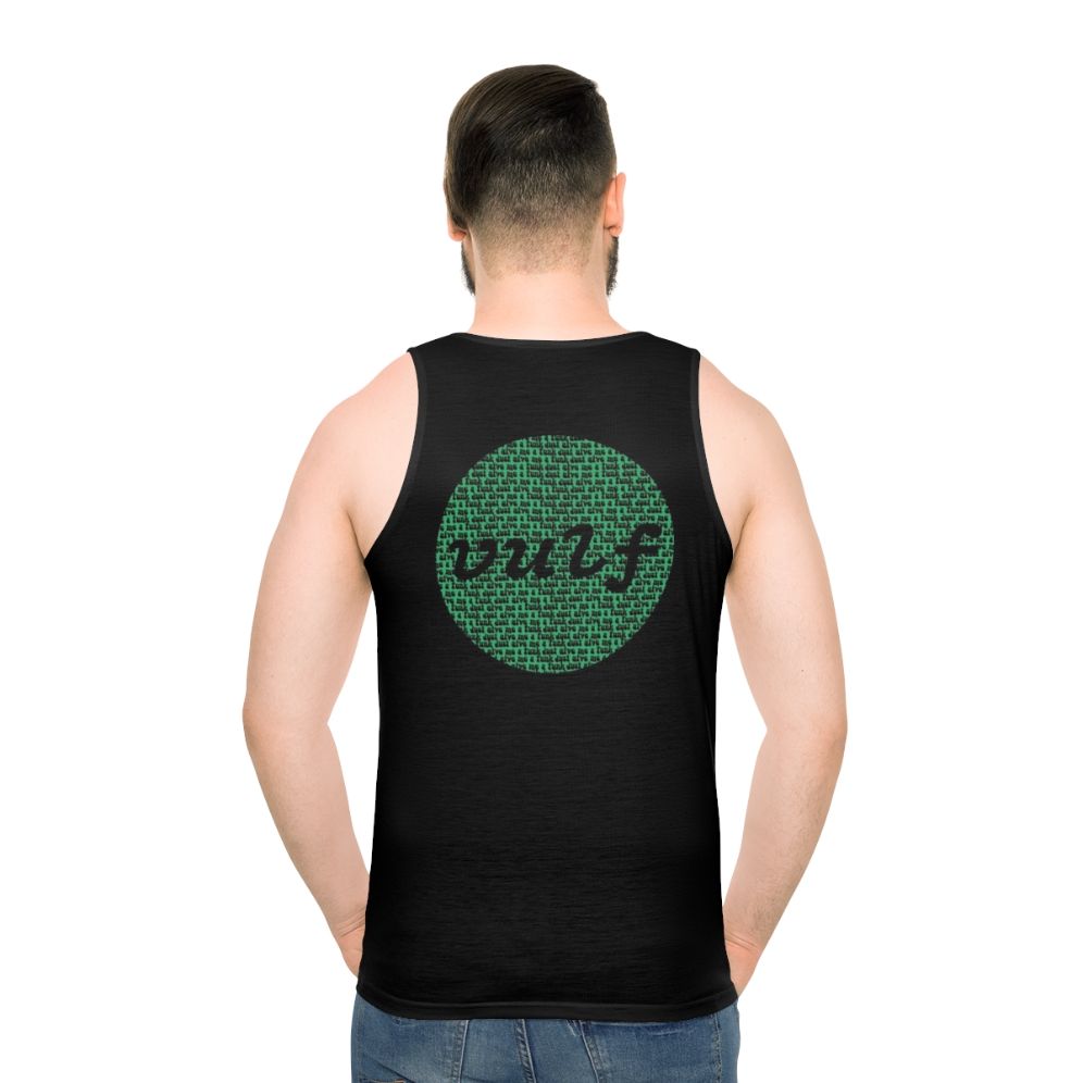 Vulfpeck green circle print unisex tank top