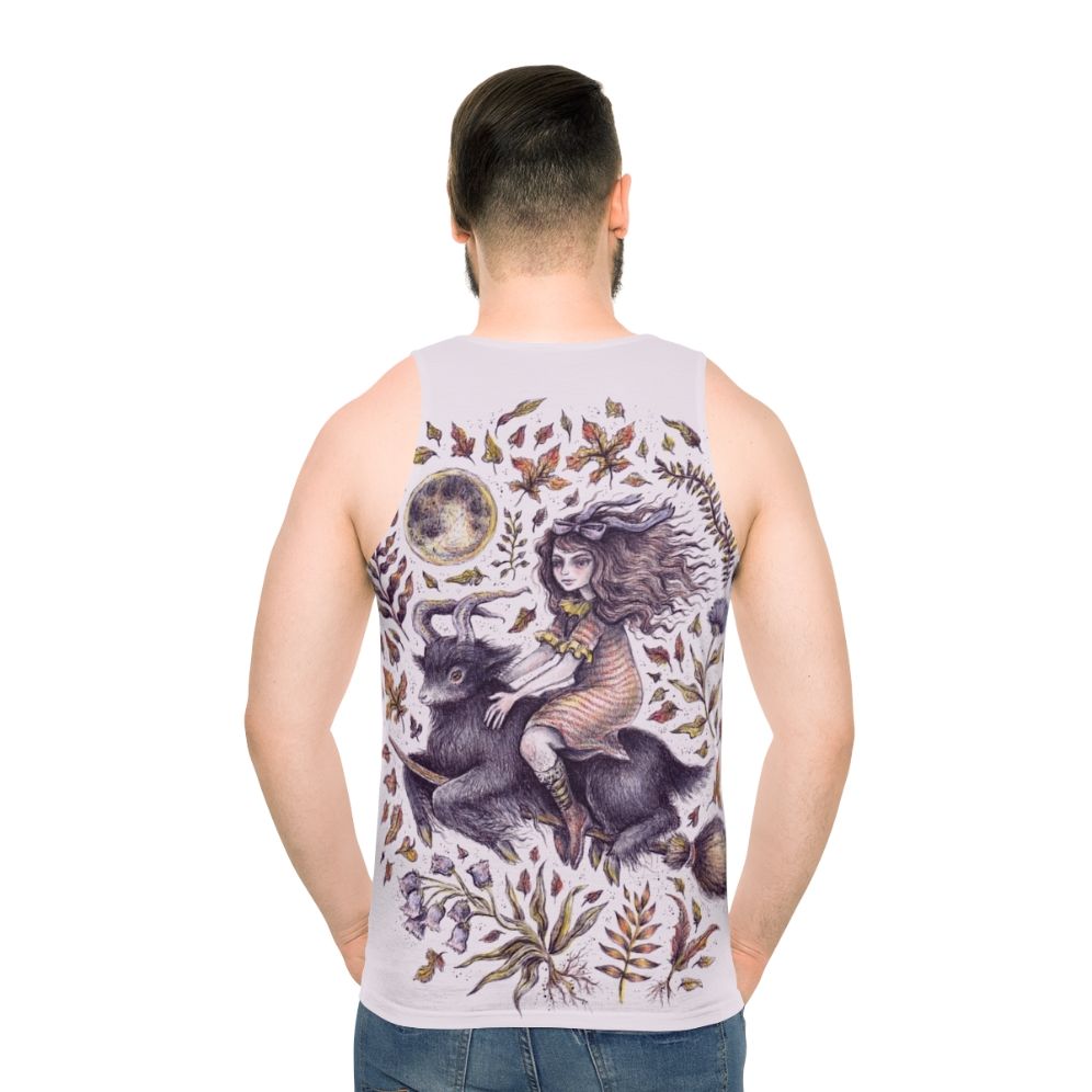 Vvitch unisex tank top with witch and occult design