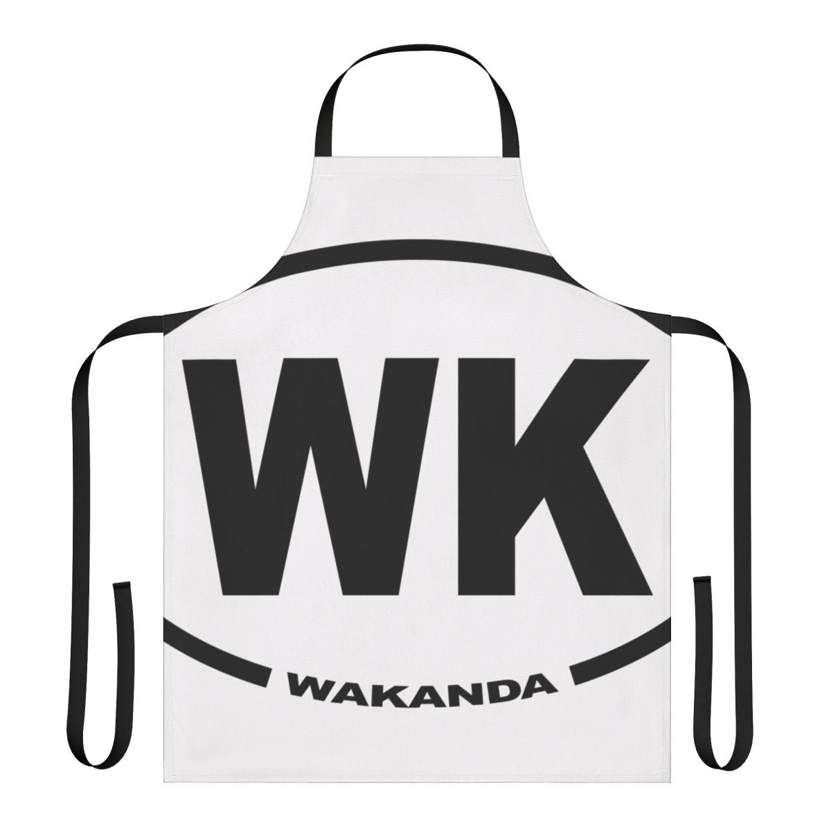 Wakanda-inspired apron featuring the iconic panther design