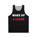 Wake Up and Learn Hobbies Unisex Tank Top