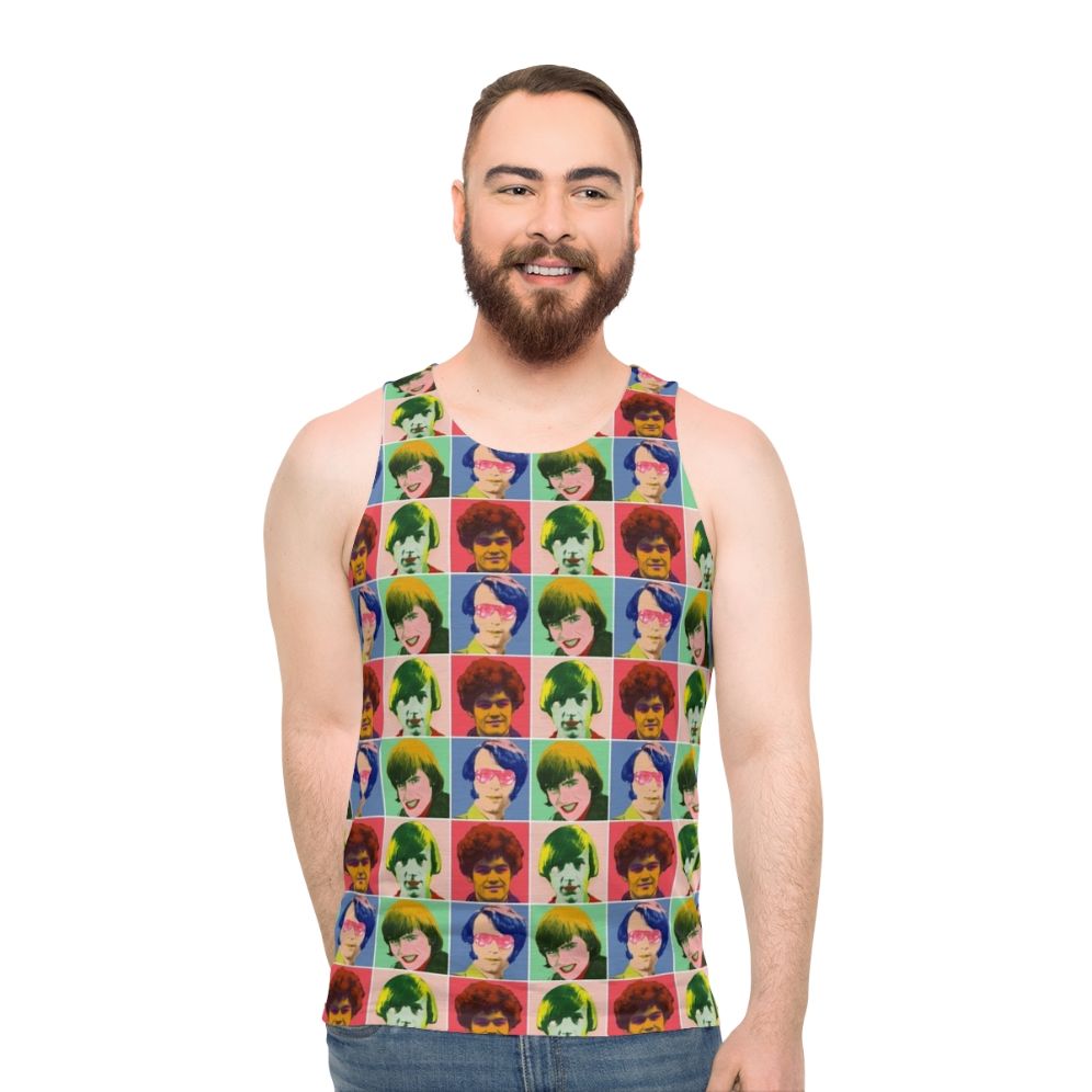 Warhol Monkees Checkered Unisex Tank Top