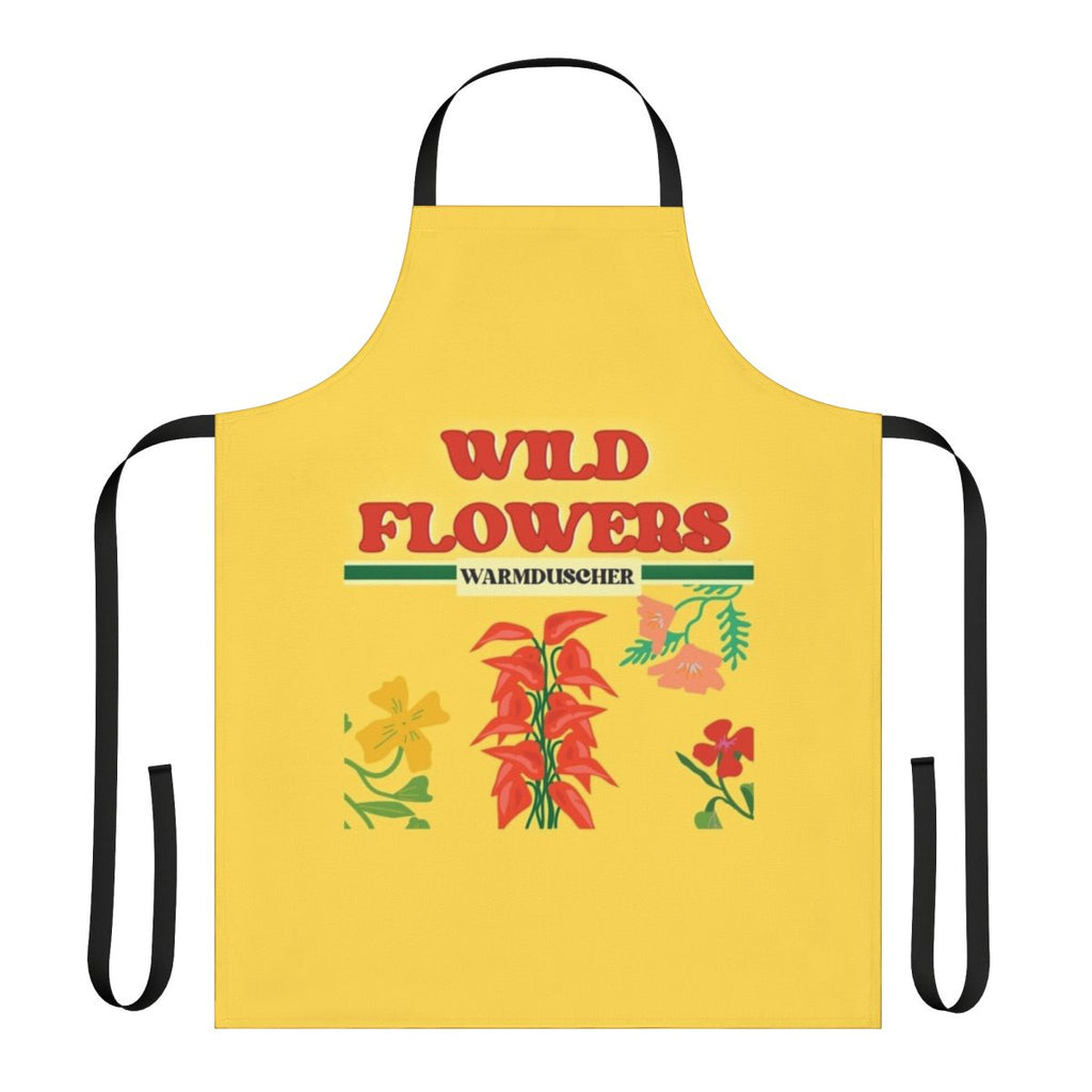 Warmduscher-inspired apron featuring the band's logo and style