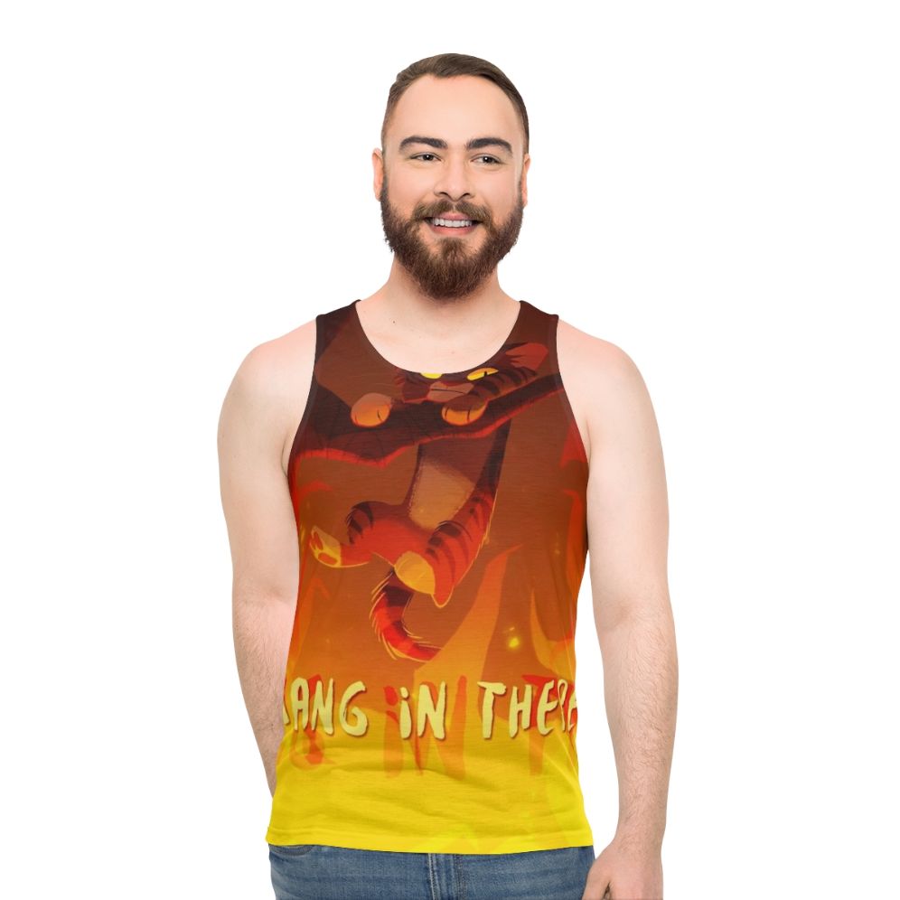 Warrior Cats Unisex Bramblekit Hang In There Tank Top