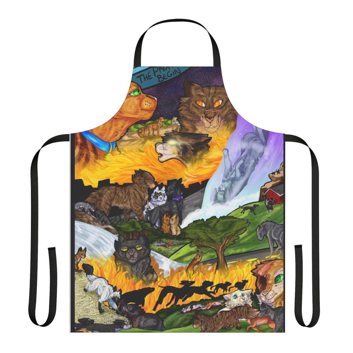 Warriors the Prophecies Begin Themed Apron