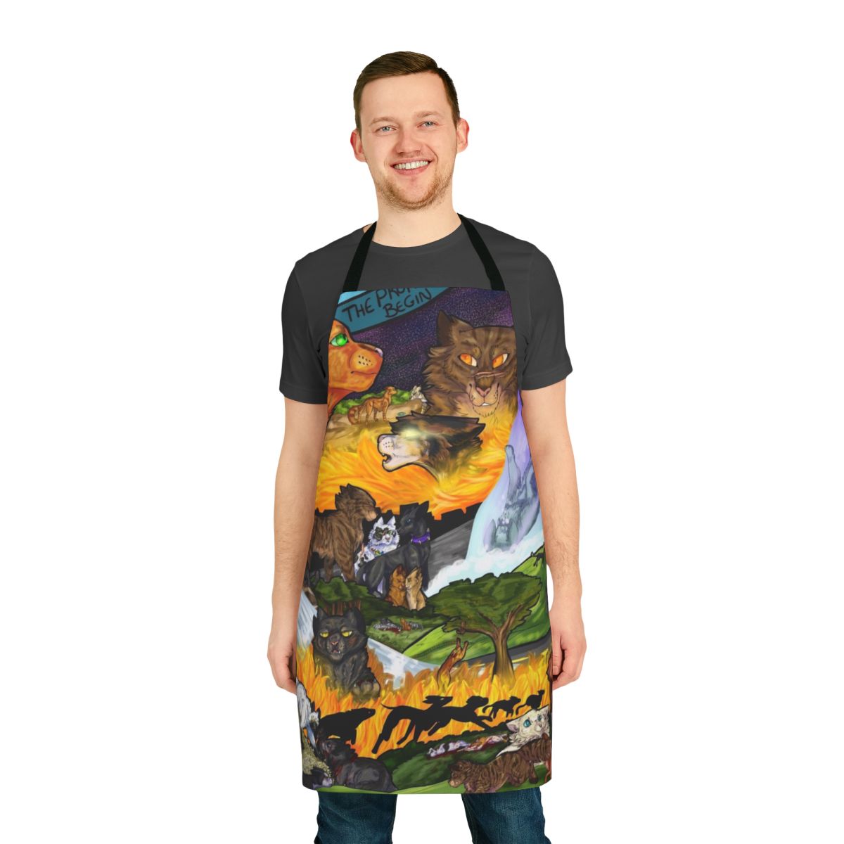 Warriors the Prophecies Begin Themed Apron