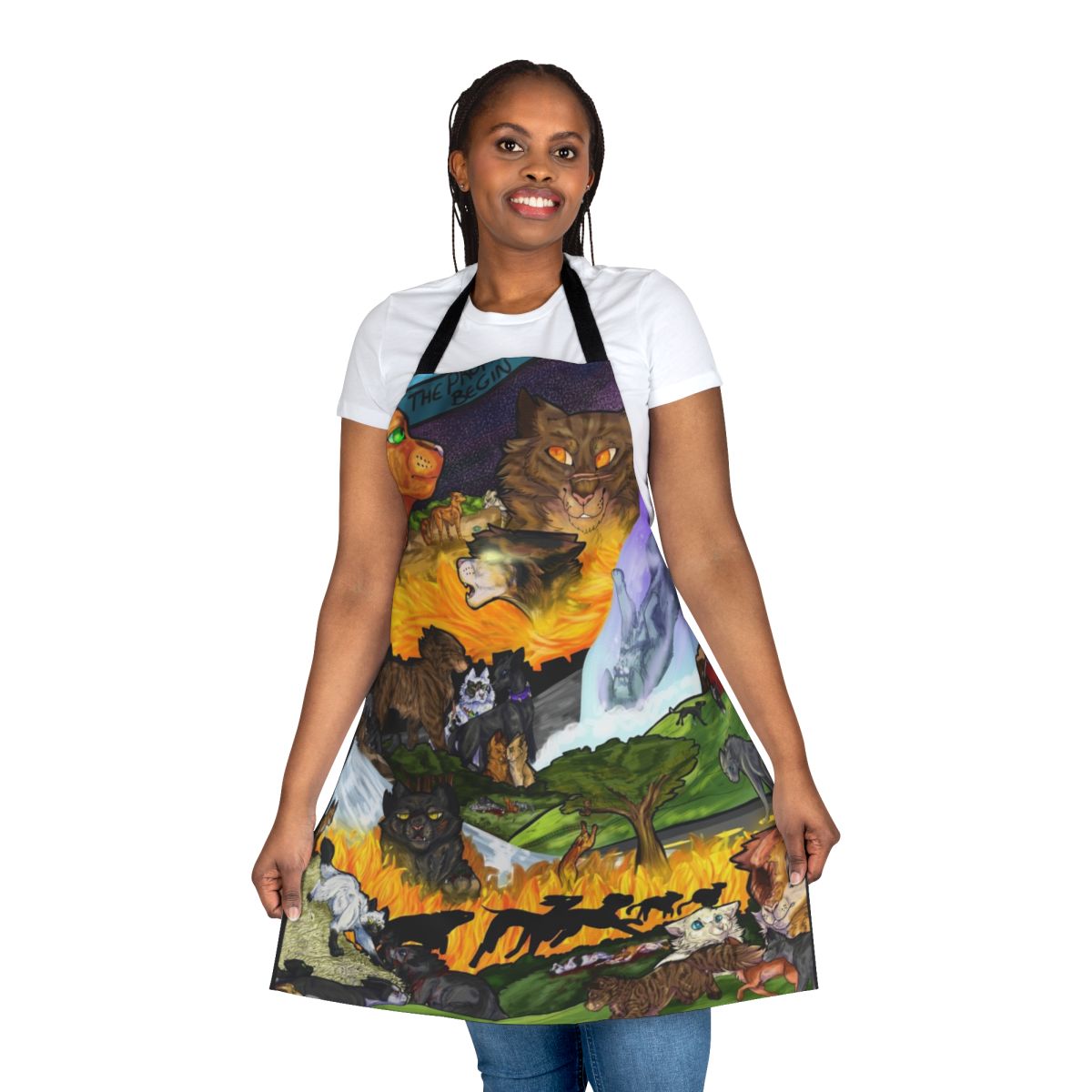 Warriors the Prophecies Begin Themed Apron