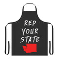 Washington state pride themed apron with USA flag design