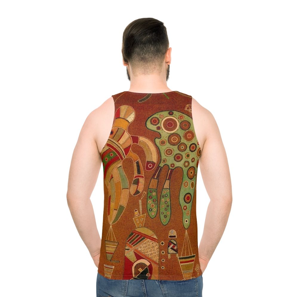 Wassily Kandinsky inspired abstract art unisex tank top