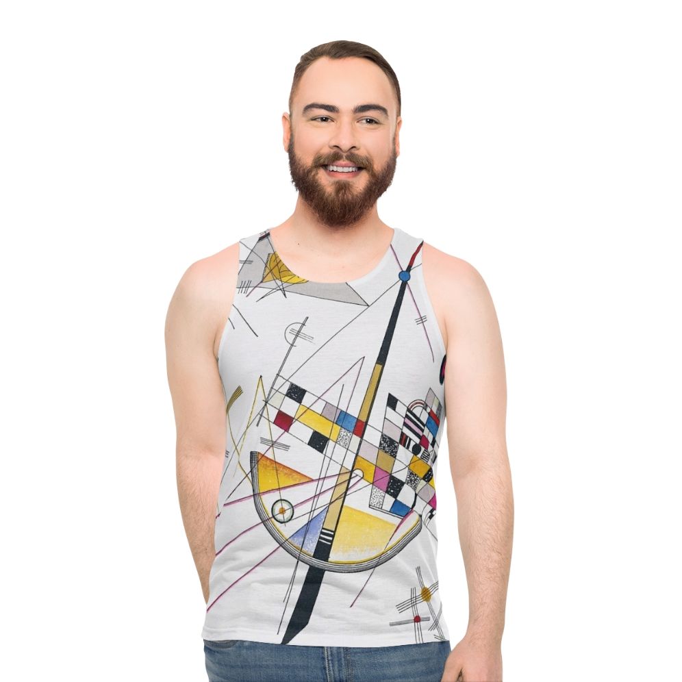 Wassily Kandinsky inspired abstract art unisex tank top