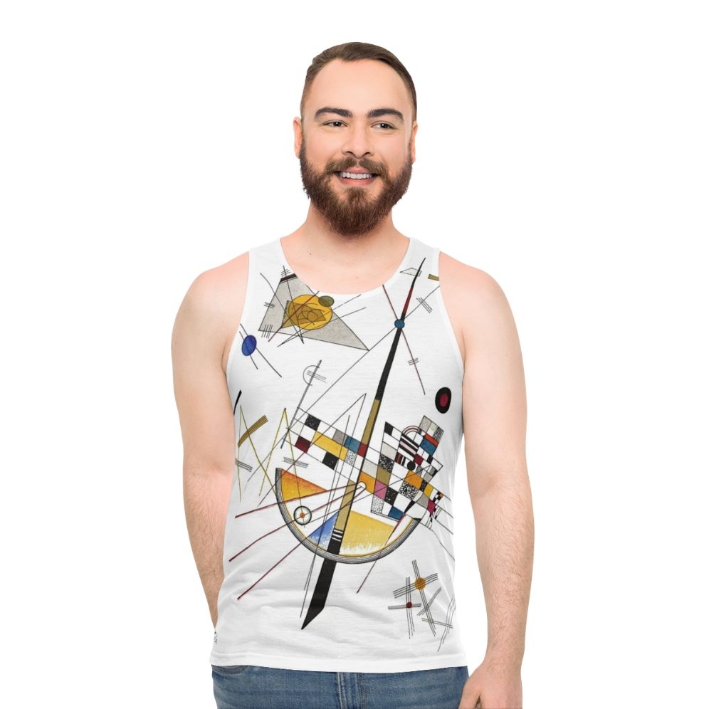 Wassily Kandinsky inspired abstract art unisex tank top